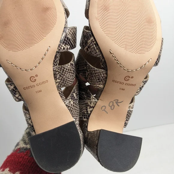 Corso Como leather heeled sandals - Picture 11 of 16